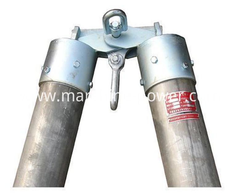 AShape Tubular Gin Pole for Erection Tower China Manufacturer